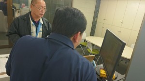 チェック風景